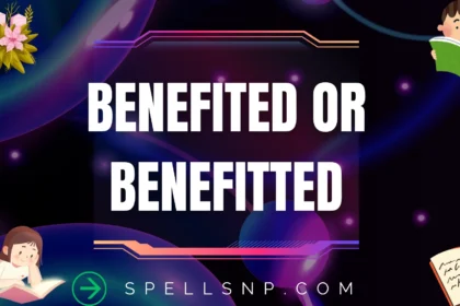 benefited or benefitted