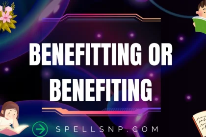 benefitting or benefiting