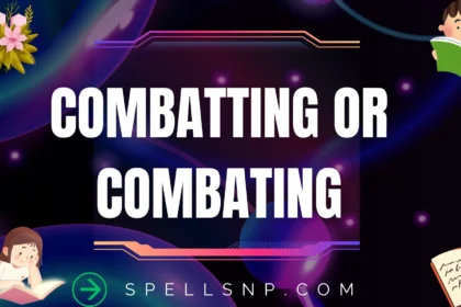 combatting or combating