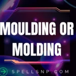 moulding or molding