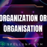 organization or organisation