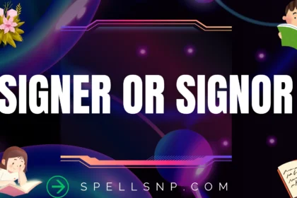 signer or signor