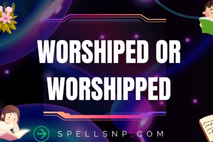 worshiped or worshipped