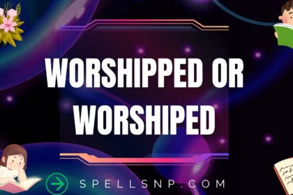 worshipped or worshiped