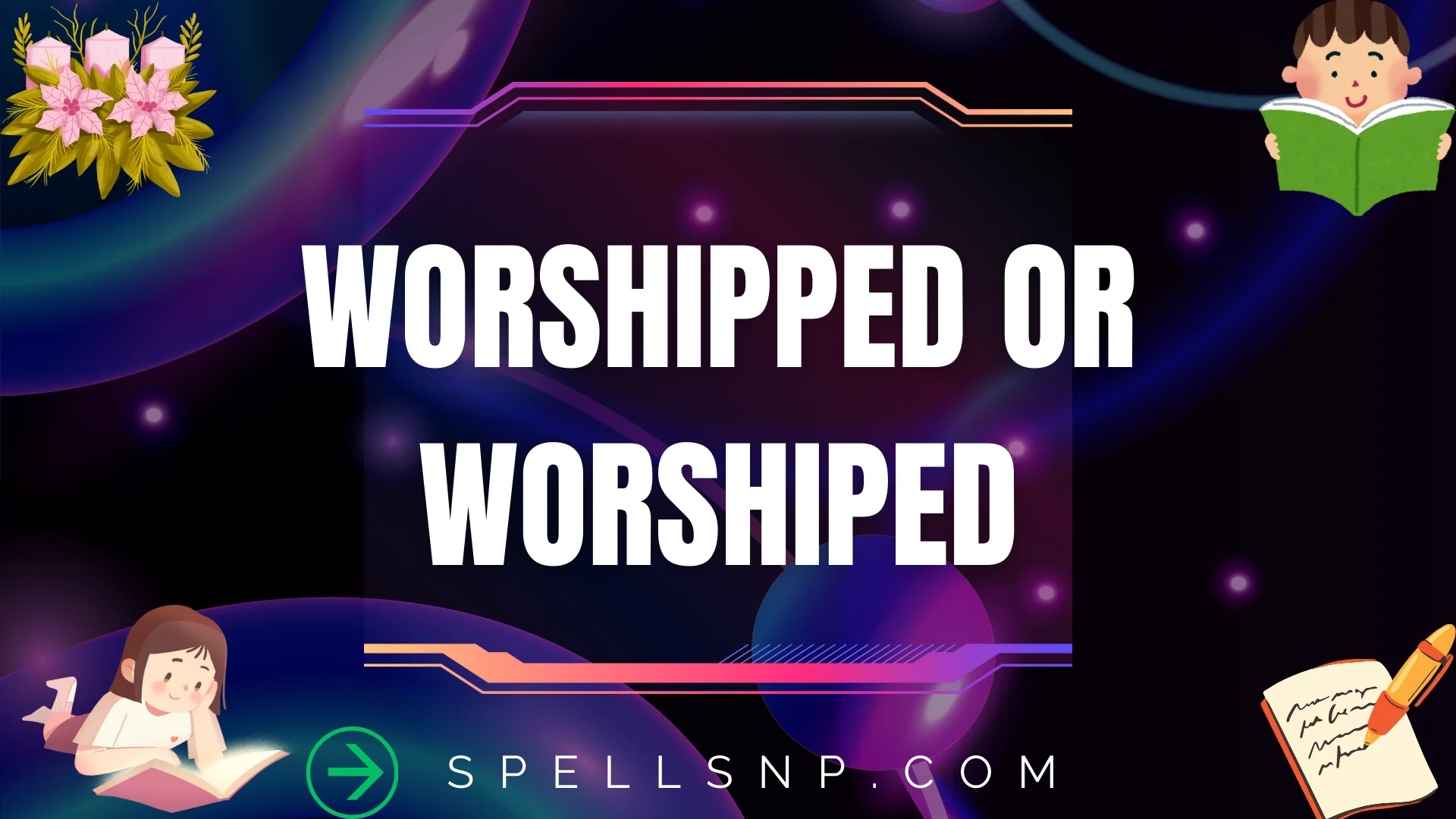 worshipped or worshiped