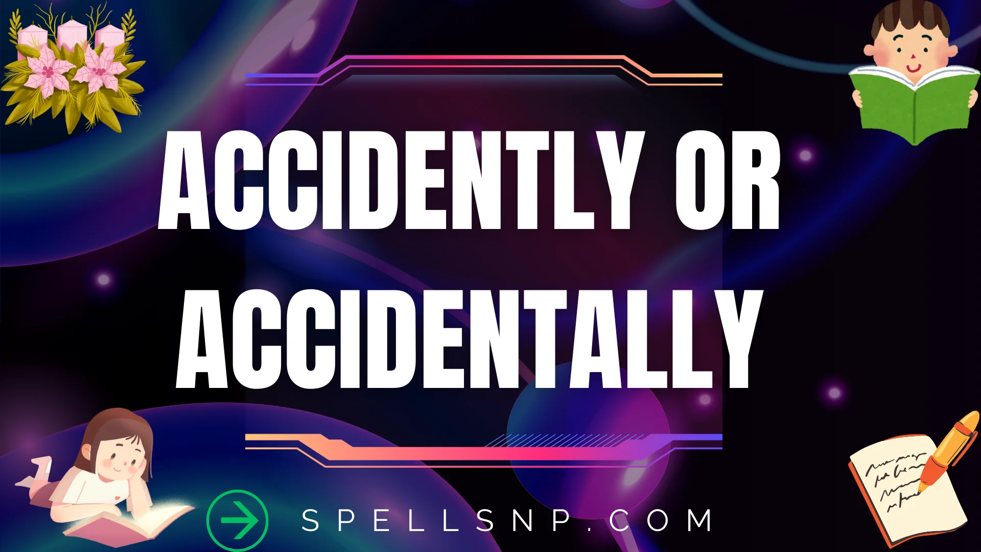 accidently or accidentally