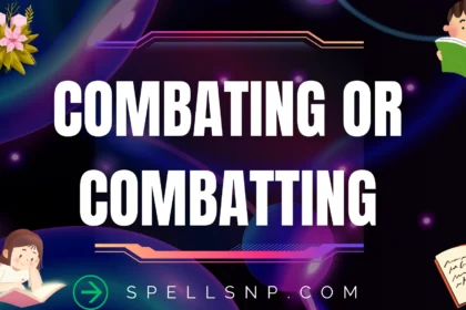 combating or combatting