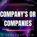 company's or companies