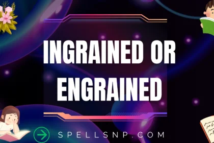 ingrained or engrained