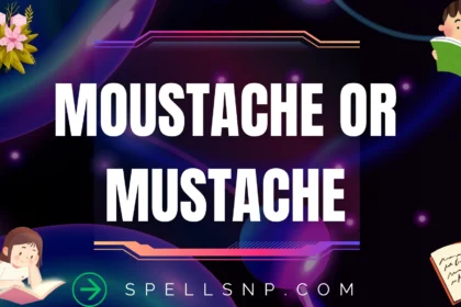 moustache or mustache