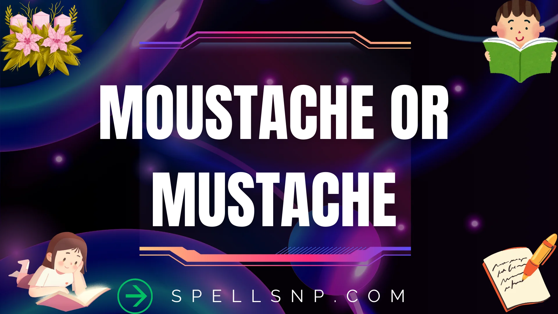 moustache or mustache