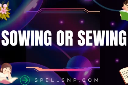 sowing or sewing